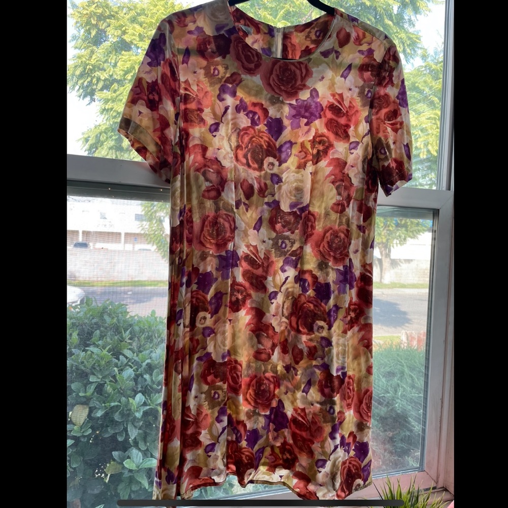 Floral vintage dress
